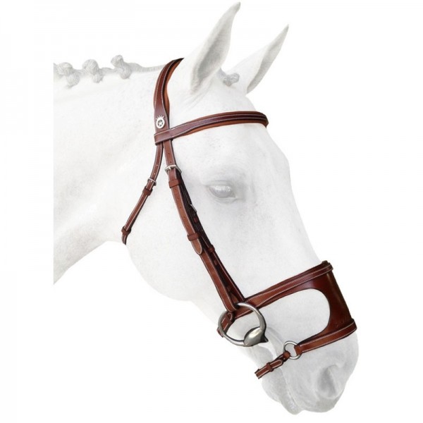  Silver Crown X Nose Double Noseband