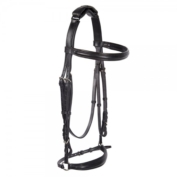 Freeflex bridle with drop noseband